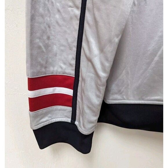 Tommy Hilfiger Y2K Tommy Sport Mens zip up Jacket Coat Silver Size 2xL - Picture 3 of 6